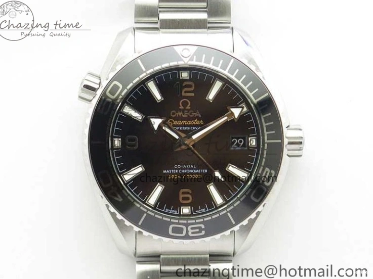 0501 Planet Ocean 39.5mm Black Ceramic Bezel SS VSF 1:1 Best Edition Black Dial on SS Bracelet A Stretchable 7890